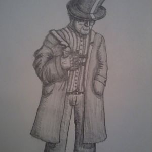 Regex the System Manager V1

A drawing for Ironside's Avatar Character in my RP - Avataria #2.
Hmmm.. he looks kinda old and puny, wasn't the inten