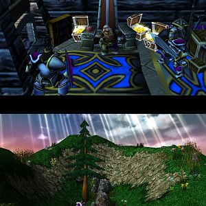 After the carnage in the village our hero spent the whole night runing towards Whitestone citadel and arrived late at Duke Onkled's court at noon.
Du