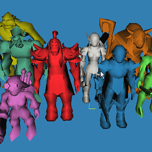 A bunch of wasted untextured models that will never see a map..