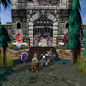 A whole week passed since the gratuation and finaly there he was, the gates of Whitestone!Hundreds of years old they still stood here as a testement t