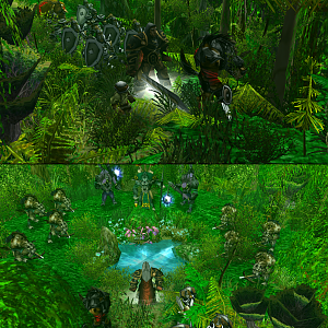 "Jungle Fever"

Gnarl: So dis temple of sleepers.
Kher: Dreamers.
Gnarl: Ye dat to. Tell me does it have something valuable? Gold by any chance?