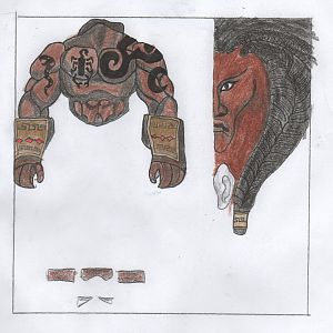 my Haradrim Slayer concept. This is how the skin will be looking, more or less. Will be made from the Demon Hunter skin.