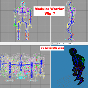 Modular Warrior Wip7 by AstarothZion

Everything ready to start animating.