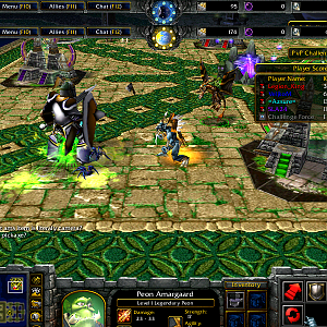 Azsure was taken by the Demons, so was stuck with Am...