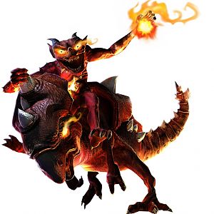 salamander and fire minion (Overlord 2)