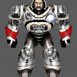 Screenshot 1 - Front
Of my new heavily Armored Marine (New Additions include lines between legs, Arms now Armored and Bolted. No More Empty Black Hol