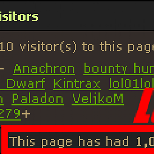 Lulz 1000 visits =)