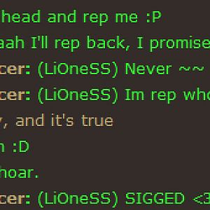LiOneSS

You madame, phail.