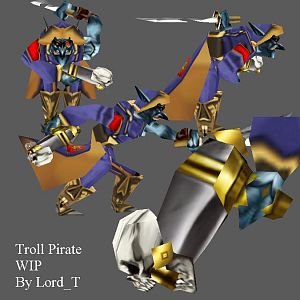 Troll Pirate Model WIP 2