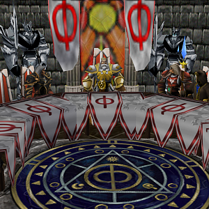 "Royal Meeting"

King: I see to many empty chairs. Do my Highlords now ignore when I call them? 
Adrian Thorwind: My king please pardon Lord Valorf