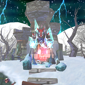 "Distant Thunder"

Far away in the cold mountains of Northern Glades strange event took place. At the mage guild of old, now abandoned, something wa