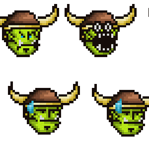 the new grunt emoticons that I've made :)