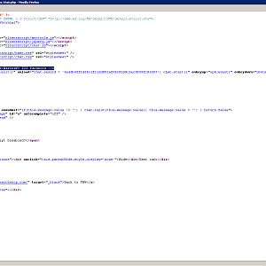 Hive Easteregg in HTML-Sourcecode of the chat? :o