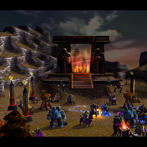Orcs defend the Dark Portal