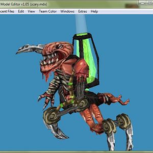 Model mesh and materials finished, Now he's one scary MOFO construct >:3
just need someone to animate him..