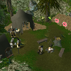 A Callienth Camp outside the Forest