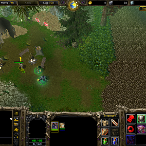 You can talk to NPCs and get quests simply by clicking on the units when your heroes are near enough