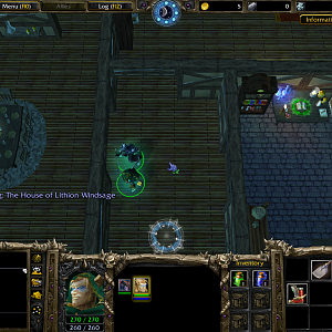 This is Lithion's House where extra inventory space is located. Chests, shelves, armor and weapon racks, end tables are all used to store extra invent