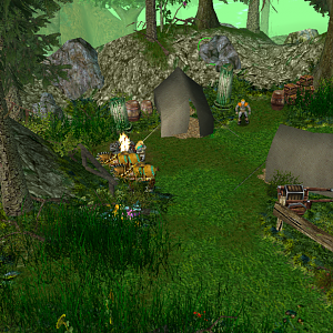 Newer version of the Merchant Camp where you get some quests