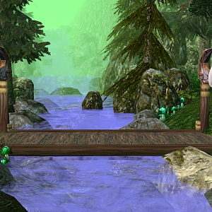 Newer version of the bridge that crosses the river in the Gorge of the Winds. I've been trying to replace the older WC3 models with higher quality one