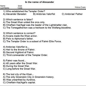 History Test 1