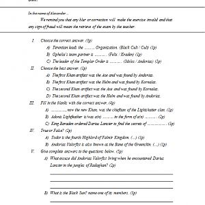 DP Exam 1