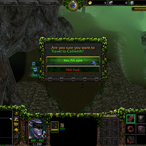 This allows you to travel between maps while keeping all of your hero's items, stats, quests, etc. You can also return to previous maps once you've tr