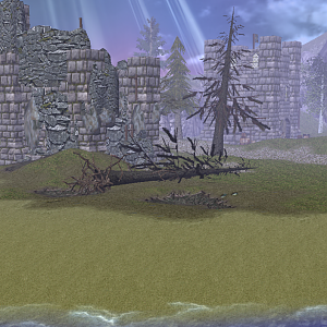 The towers have seen their fair share of battles and only one has survived.