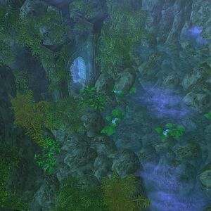 Canyon in jungle