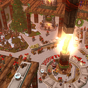 Terraining Contest   
"Santa Claus' Factory"   
WiP 8