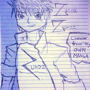My own character in my own manga comic
