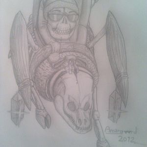 To you, my beloved adopted skull-son David.
I got a pair of sunglasses for you in Christmas present this year, as well as the skeletal fel hound Bisn