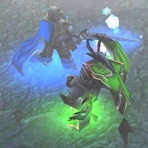 Arthas "kills" Mal'Ganis.