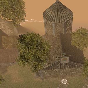 An outside view of the Church of the OakHeart in Callienth.
