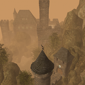 The city was truly set into the mountains themselves