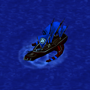 WarCraft II - Elven Destroyer

Description:

Elven destroyers are powerful warships from the fleets of Quel'Thalas. Crewed with highly-skilled elv