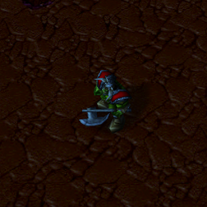 WarCraft II - Orc Grunt

Description:

Grunts were the first level of warrior in the service of Orcish Horde during the First War. Trained for clo