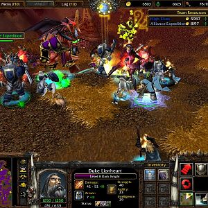 Alliance in Battle versus the Warsong Clan.