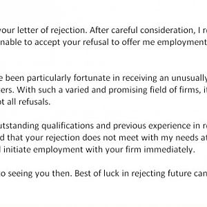 Rejection - Perfection
