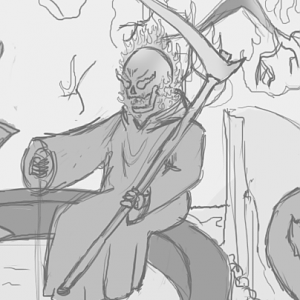 Hell master is pouring the ashes of the old world