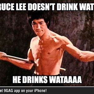 He doesnt drink water