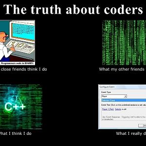 The awful truth that I always try to avoid.

No offense to GUI coders.