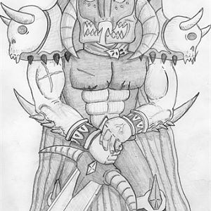 Concept Art of the Mad King, for Project HHH
