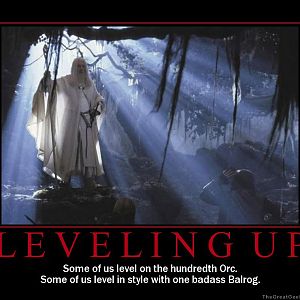 A funny motivational poster that ties into world of warcraft