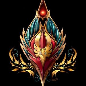 The Blood Elf Crest.