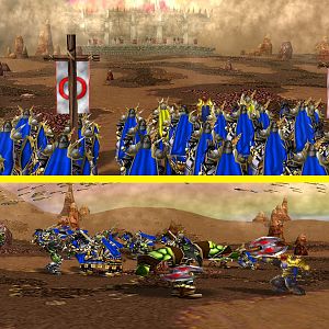 "The War of Ages"

After the last decision which the Greenskins are to be fought outside the capital to keep the people safe from fear, the army mov