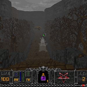 Unholy Death (unholydeath.wad)
MAP42 - Garden Of Temptation

Playing with my custom class Deathknight (separate WAD).

Attacking some monsters wi