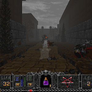 Unholy Death (unholydeath.wad)
MAP42 - Garden Of Temptation

Playing with my custom class Deathknight (separate WAD).

Peaceful village. Too peac