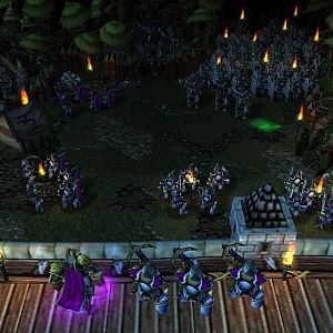 Meanwhile topside, at the goblin citadel located in the heart of the village... (its night time now)
Soldier: You've got to come outside, an army has