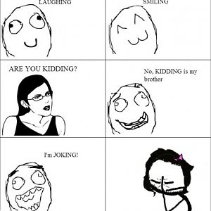 I'm joking